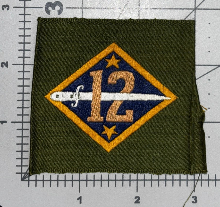WW 1 AEF 12th Division Liberty Loan Patch Inv# K8597